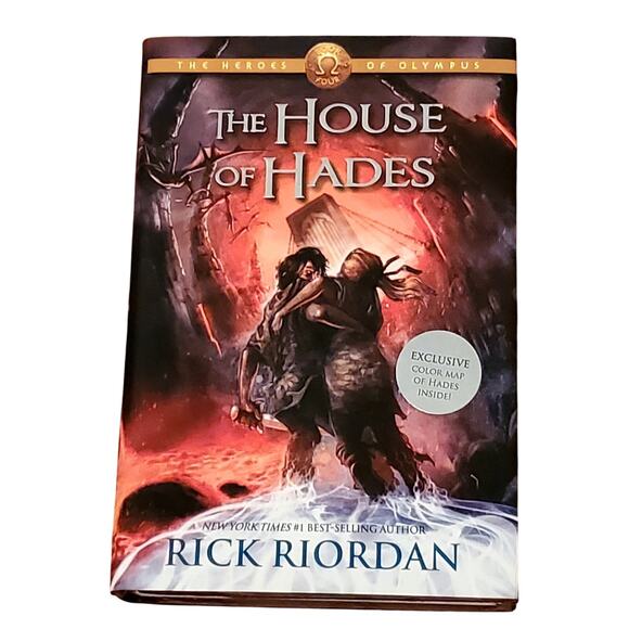 The House of Hades First Edition 2013 Rick Riordan Hardcover Disney Book 4 New - Picture 1 of 6